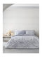 Nima Malik Coverlet Queen Size Cotton Gray 220x240cm