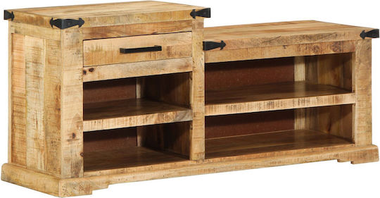 Παπουτσοθήκη από Μασίφ Ξύλο 110x35x50cm