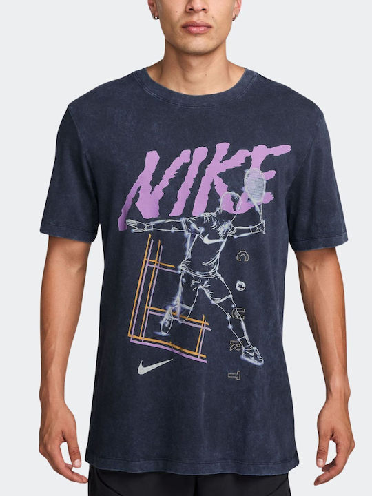 Nike Tricou De Tenis HJ3454-451 Bluza Bărbat Al...