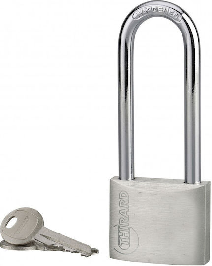 Thirard Aluminum Padlock Lengthened with Key 40mm 1pcs