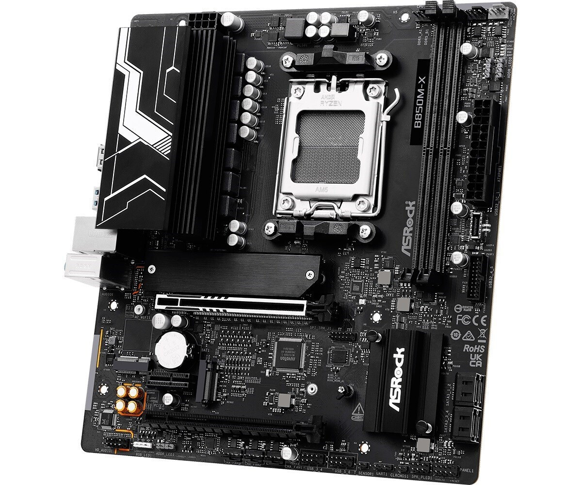 ASRock B850M-X rev. 2.0 Motherboard Micro ATX με AMD AM5 Socket (90-MXBSG0-A0UAYZ)