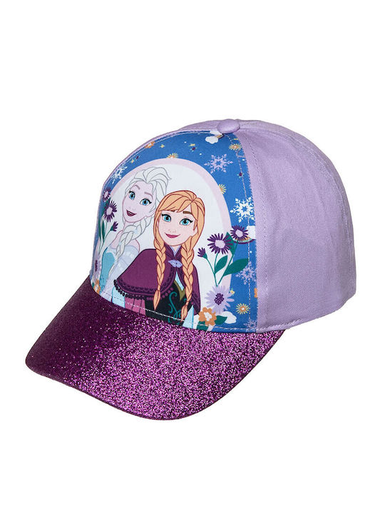 Disney Kids' Hat Jockey Fabric Frozen Purple