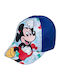 Disney Παιδικό Καπέλο Jockey Υφασμάτινο Mickey Mouse Μπλε