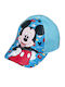 Disney Παιδικό Καπέλο Jockey Υφασμάτινο Mickey Mouse Γαλάζιο
