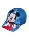 Disney Παιδικό Καπέλο Jockey Υφασμάτινο Mickey Mouse Μπλε