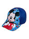 Disney Kids' Hat Jockey Fabric Mickey Mouse Blue