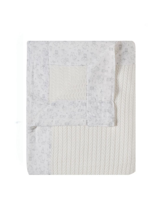 Kentia Blanket Nursery Swaddling Blankets Vivari Knitted Beige 80x100cm