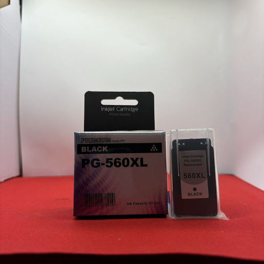 Συμβατό Μελάνι Εκτυπωτή InkJet Canon PG560XL Μαύρο 1τμχ