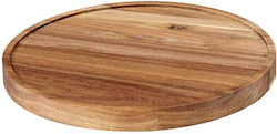 Acacia Wood Presentation Board Double-Sided Wenge Shade Ø25cm Garibaldi Twb05-25-wg