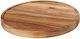 Akazienholz Präsentationsbrett Beidseitig Wenge Farbton Ø25cm Garibaldi Twb05-25-wg