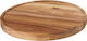 Akazienholz Präsentationsbrett Doppelseitig Wenge-Farbton Ø35cm Garibaldi Twb05-35-wg