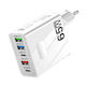 Techsuit Charger GaN with 3 USB-A Ports and 2 U...