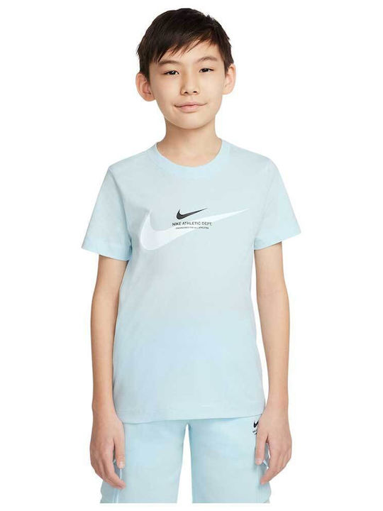 Nike Kids' T-shirt Light Blue Sportswear Graphic HV6970-474