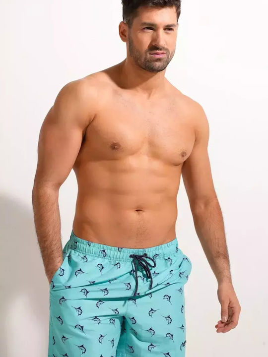Men's Swimwear Bermuda Light Blue