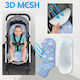 Kinderwagenabdeckung Blau