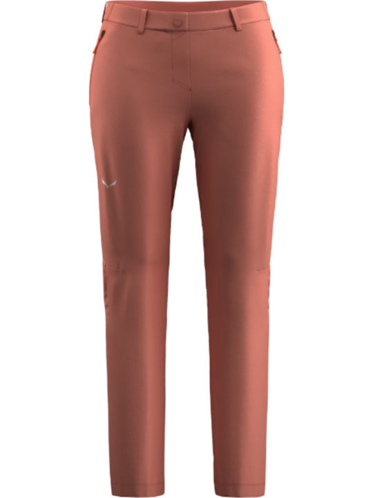 Salewa Puez Talvena Dst Lang Hose Wandern Rot
