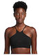 Dri-Fit One Keyhole Women's Sports Bra with Light Padding Black