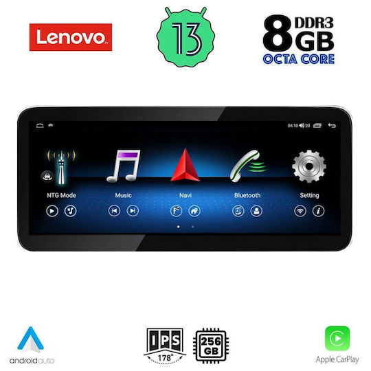 Lenovo Car Audio System for Mercedes-Benz CLA Class / GLA 2015-2019 (Bluetooth/USB/WiFi/GPS/Apple-Carplay/Android-Auto) with Touch Screen 10.33"