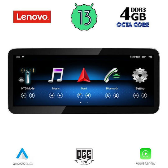 Lenovo Ηχοσύστημα Αυτοκινήτου για Mercedes-Benz B Class 2013-2015 (Bluetooth/USB/WiFi/GPS/Apple-Carplay/Android-Auto) με Οθόνη Αφής 10.33"