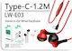 Ohrhörer In-Ear Freisprecheinrichtung Kopfhörer mit Stecker USB-C Rot