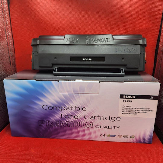 Toner Compatible Toner for Laser Printer Pantum PD-219/PD219 Black