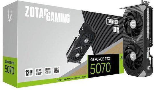 Zotac GeForce RTX 5070 12GB GDDR7 Twin Edge OC Κάρτα Γραφικών