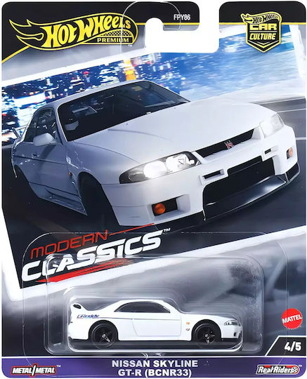 Hot Wheels Premium Nissan Car Premium Nissan Skyline Gt-r 1:64 for Ages 3+
