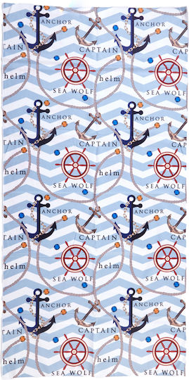 Comfort Strandtuch Hellblau 75x150cm.