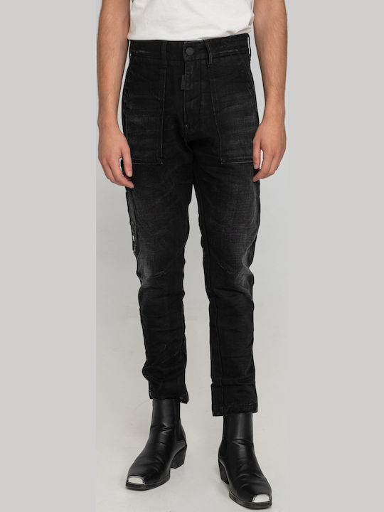 Men's Jeans Pants with Slim Fit Black