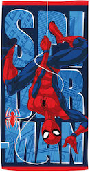 Kids' Beach Towel Spiderman Blue 140x70cm