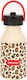 Hello Hossy Sticlă Pentru Copii Din Oțel Inoxidabil Cu Pai Leopard 350ml