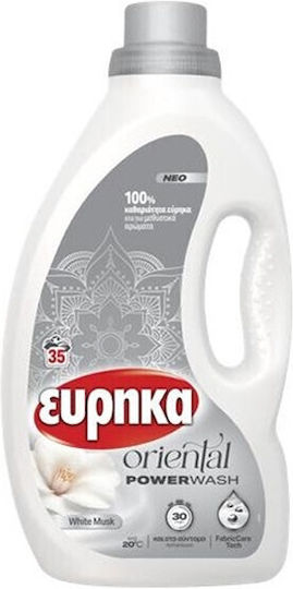 Ευρηκα Υγρό Απορρυπαντικό για Λευκά Ρούχα 1.4lt (35 Μεζούρες)