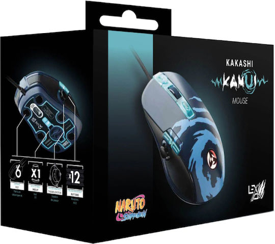 Lexip Kakashi - Naruto Shippuden Gaming Mouse Multicolor