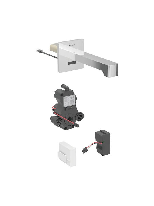 Geberit Built-in Faucet Mixer for for Bathroom Sink Silver