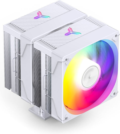 Jonsbo Ψύκτρα Επεξεργαστή για Socket AM4/AM5/1200/115x/1700 με ARGB Φωτισμό Λευκή