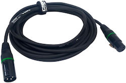Cobra XLR male - XLR female 5m DMX0-05G