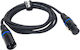 Cobra Cable XLR male - XLR female Μαύρο 2m (DMX0-02LB)