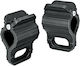 Moto Tie Down Clamps Handlebar Support Black Color Lampa 2 Pieces