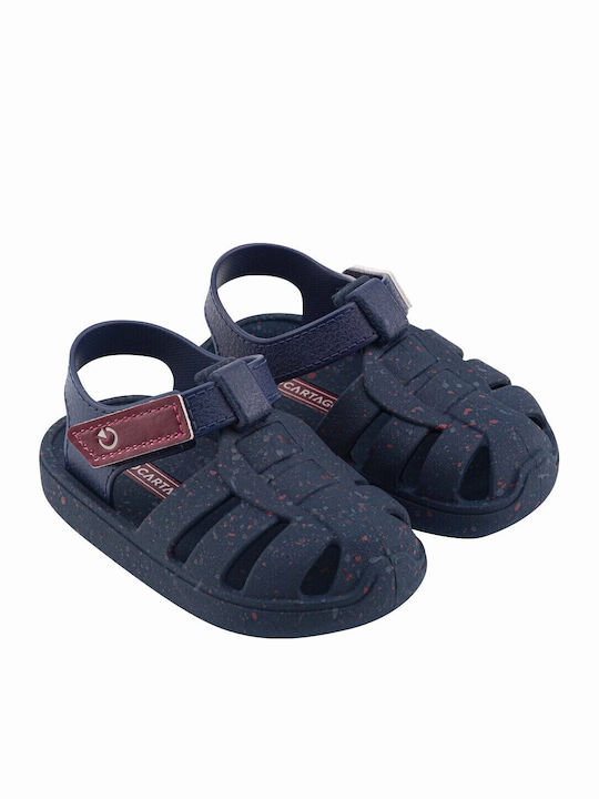 Cartago Sandale Tip Pantof Anatomici Albastru Marin