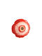 Kaemingk Serving Bowl Round Ceramic Red with Diameter 16cm