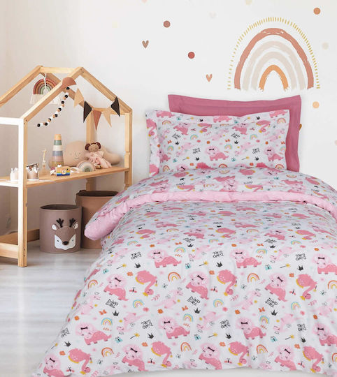 Das Home Σετ Μονά Pink, White 170x260cm
