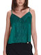 Women's Blouse Sleeveless Green