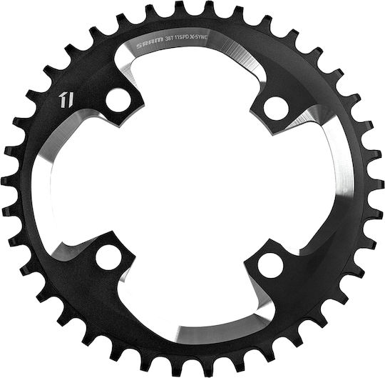 Sram X01 Chainring 014 X-sync 38t 94bcd 5mm 11 Speed Black