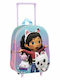 Gabby's Dollhouse School Bag Trolley Elementary, Elementary Pink