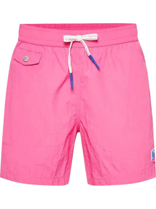 Funky Buddha Men's Swimwear Shorts Fuchsia