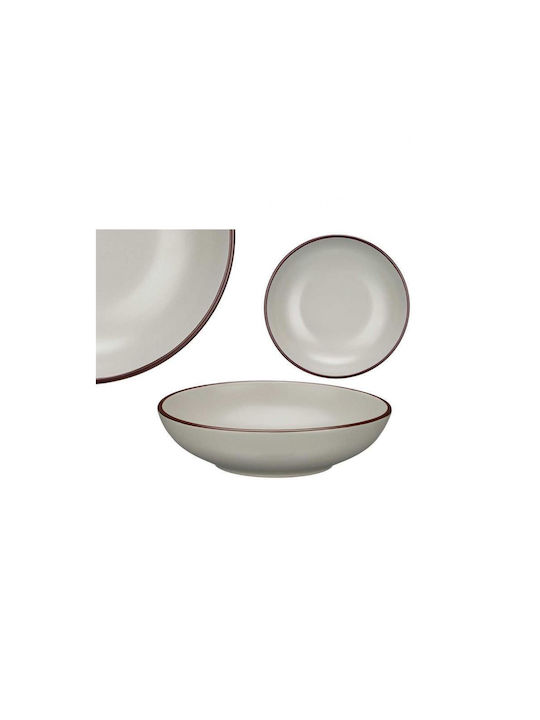 Atmosphera Teller Suppe Keramik Gray 20cm