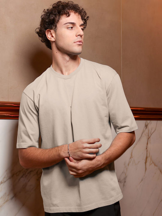 Makan T-shirt Μπεζ
