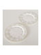 MSA Christmas Plate Porcelain Beige D27cm.