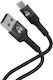 Powertech USB 2.0 Cable USB-C Male - USB-A 60W PD Black 1m PTR-0161