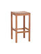 Stool Bar Wooden Natural 40x40x77cm